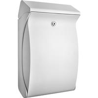 Burg-Wachter Swing Polymer Post Box in White Plastic