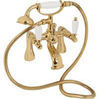 Deva Georgian Taps Bath Shower Mixer in Gold