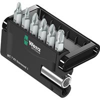 Wera Extra Tough Screwdriver Bit Set Mixed (7 Piece) in Silver