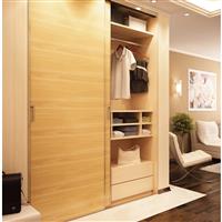 Coburn Twin 60 Three-Door System 2.4m opening (Set) in Silver/Other Aluminium/Nylon