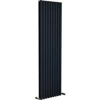 Ximax Bristol Designer Radiator 1800 x 526mm 5331Btu Double in Anthracite Steel