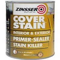 Zinsser Cover Stain Primer Paint 500ml in White