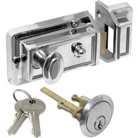 Traditional Nightlatch Standard in Chrome