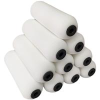 Pinnacle Mini Foam Roller Sleeves 4" (10 Pack) in White