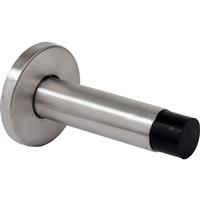 Eclipse Satin Stainless Steel Projection Door Stop 75mm in Silver