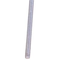 Unbranded Threaded Bar M6 x 1m in Silver Steel