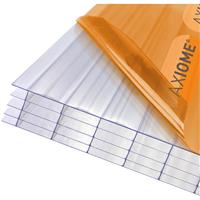 Axiome 25mm Polycarbonate Fivewall Sheet 1000 x 3000mm in Clear