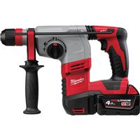 Milwaukee HD18HX Heavy Duty SDS+ 4 mode Rotary Hammer 2 x 4.0Ah in Red Steel