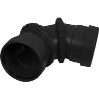 Aquaflow Adjustable Bend 0-90deg in Black