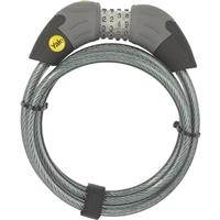 Yale Standard Combination Cable / Bike Lock in Grey Alloy Steel