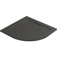 Mira Flight Level Quadrant Slate Effect Shower Tray 1000 x 1000mm in Slate Grey Acrylic