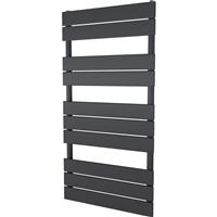Ximax Oxford Single Panel Towel Radiator 970 x 500mm 1587Btu in Anthracite Steel
