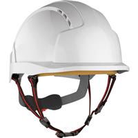 JSP EVOLite Skyworker Industrial Climbing Helmet in White ABS