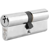 Yale 1 Star 6 Pin Double Euro Cylinder 40-10-50mm Nickel in Silver Brass