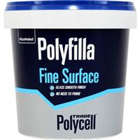 Polycell Trade Polyfilla Ready Mixed Fine Surface Filler 500g in White