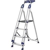 Werner Workstation Stepladder 4 Tread Steel