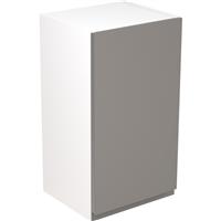 Kitchen Kit Flatpack J-Pull Kitchen Cabinet Wall Unit Ultra Matt 400mm in Dust Grey MFC