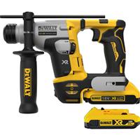DeWalt 18V XR Ultra Compact SDS+ Cordless Rotary Hammer Drill 2 x 2.0Ah in Yellow