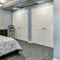 JB Kind Colonist Internal Door Grained 44 x 2040 x 926mm in White Mdf