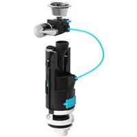 Viva Skylo Lever Or Push Button Dual Flush Valve in Black