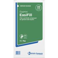 Gyproc Easifill Filler 5 x 1kg in White