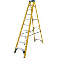 Werner Fibreglass Swingback Step Ladder 10 Tread SWH 3.7m