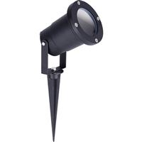 Luceco GU10 Spike Light IP54 Max 35W in Black Aluminium