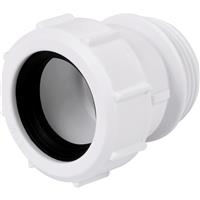McAlpine Compression & BSP Straight Connector 32mm S31U in White