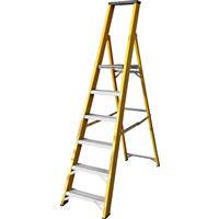 Lyte Ladders Lyte Heavy Duty Fibreglass Platform Step Ladder 6 Tread