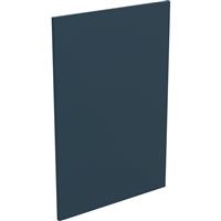 Kitchen Kit Flatpack Shaker Kitchen Cabinet Base End Ultra Matt 900mm in Indigo Blue Mdf