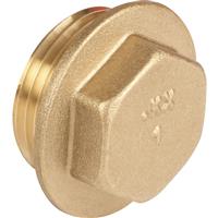 Made4Trade Brass Flanged Plug 1" in Gold