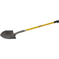 Roughneck Long Handled Sharp-Edge Shovel 1460mm in Yellow/Black Carbon Steel