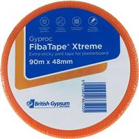 Gyproc FibaTape Xtreme Plasterboard Joint Tape 48mm x 90m in Orange