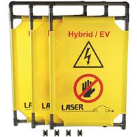 Laser Hybrid/EV Folding Safety Barrier Plastic