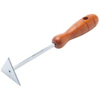 ProDec Professional Shave Hook Triangular in Silver Stainless Steel