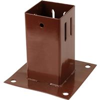 Powapost EasyGrip Post Shoe 75 x 75mm Powder Coated Steel