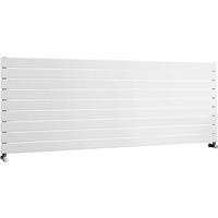 Ximax Oxford Single Horizontal Designer Radiator 670 x 1800mm 4311Btu in White Steel