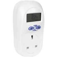 Greenbrook Electrical Greenbrook 7 Day Plug In Electronic Timer 7 Day in White