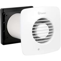 Xpelair DX100 100mm Simply Silent Extractor Fan Pullcord in White ABS