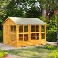 Powersheds Power Apex Potting Shed 10' x 8' in Natural Timber