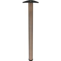 Rothley Worktop Leg 60mm x 870mm Antique in Copper Steel