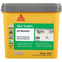 Sika FastFix All Weather Jointing Compound 15kg in Dark Buff Resin