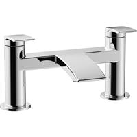 Ebb and Flo Ebb + Flo Cobo Taps Bath Filler in Chrome Rubber