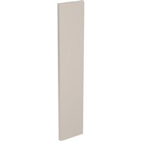 Kitchen Kit Flatpack J-Pull Kitchen Cabinet Filler Super Gloss 715x146mm in Light Grey Mdf