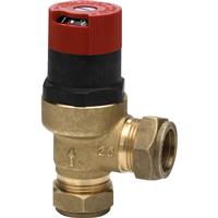 Honeywell Home Angled Automatic Bypass Valve 22mm