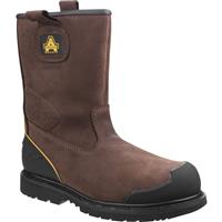 Amblers Safety Men's Amblers FS223 Safety Rigger Boots in Brown