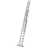 Werner Pro Square Rung Triple Extension Ladder 3.01M Aluminium