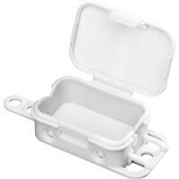 Unbranded IP20 Junction Box 4 Entries in Grey Polyethylene