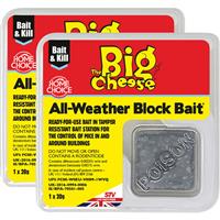Big Cheese The All Weather Block Bait Mouse Killer Stations 2 Pack