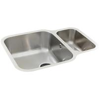 Franke Lucca Undermount Stainless Steel Sink 1.5 Bowl in Silver